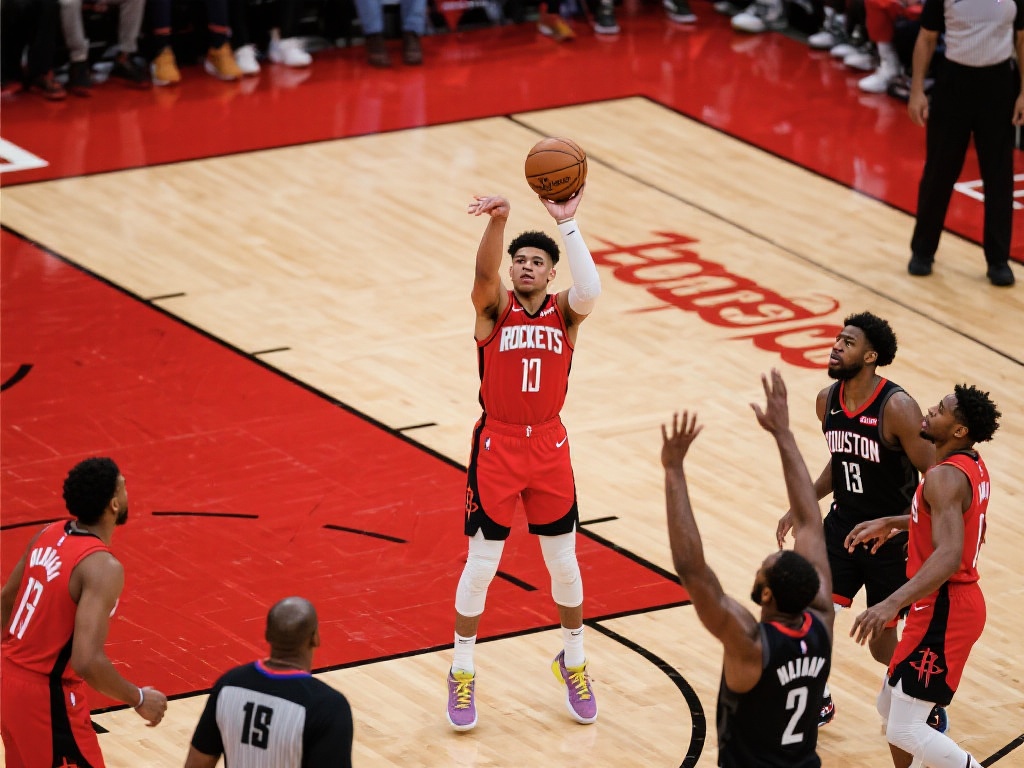 申京三分命中为时已晚,火箭最后1分半仍落后15分 在篮球比赛中,关键时刻的得分往往能点燃全